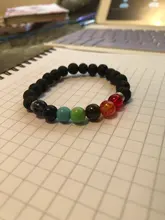 Natural Lava piedra curación equilibrio abalorio de Chakra pulsera de 8mm abalorio Ojo de Tigre tibetano Buda oración pulsera para los hombres y las mujeres