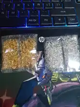 Anillos abiertos de Metal de 4/6/8mm, conectores de anillos partidos para fabricación de joyas