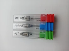 HYTOOS-brocas de diamante para pedicura #60 #130 #180, brocas rotativas de 3/32 pulgadas para manicura, accesorios para el cuidado de los pies