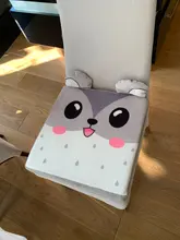 Cojín elevador para silla de comedor de bebé, cojín para asiento de silla alto extraíble para niños, aumenta el asiento