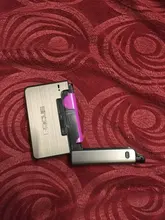 Case Lighter Gadget-Tools Cigarette-Boxes Christmas-Gifts Automatic Metal Women 10PCS