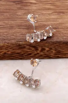 Sultan Cubic Zirconia Silver Trend Design Earring 2269 High Quality Hand Made Original Filigree Silver Jewellery Gift for Women 
Sultan Cubic Zirconia Silver Trend Design Earring 2269 High Quality Hand Made Original Filigree Silver Jewellery Gift for Women