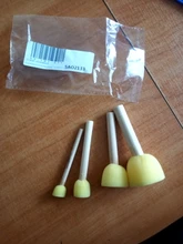 Chico brocha de esponja para pintura, pintura Original con mango de madera, Graffiti, juguete temprano, suministros de arte DIY, regalos, 4 unidades