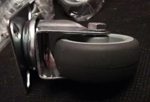 8 unids/set de ruedas para muebles de 50mm ruedas de ruedas giratorias con 360 grados de la placa superior ruedas de sillas de oficina