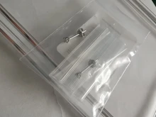 ROXI-Pendientes minimalistas de plata de ley 925, pendientes de botón, bola, delicado, diminuto, pendientes pequeños, de hélice, para cartílago, piercing, 3