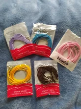 5 unids/lote 1,5mm 2mm encerado algodón ajustable trenzado collares de cuerda y amuleto colgante joyería resultados langosta cierre cable cadena