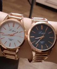 Marca Lvpai ver mujeres vestido de lujo relojes de pulsera de cuarzo de moda relojes pulsera mujer clásico de oro rosa señoras reloj