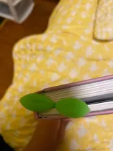 Marcapáginas de hierba de silicona, marcadores de hierba pequeños, Bloc de notas, notas, papelería, regalo de novedad, suministros escolares, 1 ud.