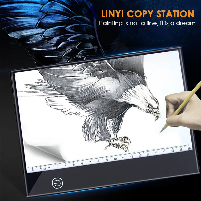 Portable A5 Writing Digital Drawing Tablet Graphic Tablets LED Light Box Pad Electronic Tracing Art Copy Board Painting Table
Portable A5 Writing Digital Drawing Tablet Graphic Tablets LED Light Box Pad Electronic Tracing Art Copy Board Painting Table
