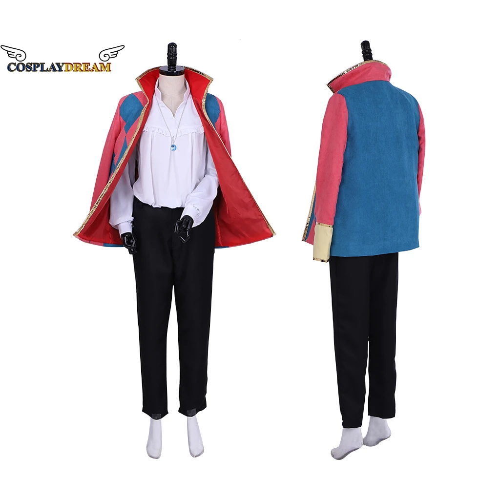 Anime Moive Howl's Moving Castle Howl Cosplay Costume Cloak Pants Shirt Full Set Howl's Moving Castle Outfit for Halloween Men
Anime Moive Howl's Moving Castle Howl Cosplay Costume Cloak Pants Shirt Full Set Howl's Moving Castle Outfit for Halloween Men