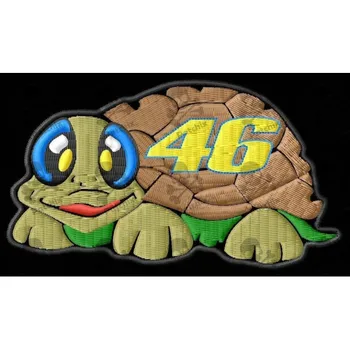 ROSSI 46 TURTLE Iron patch toppa ricamata gestickter patch patch brode parche bordado Size: 11cm
ROSSI 46 TURTLE Iron patch toppa ricamata gestickter patch patch brode parche bordado Size: 11cm