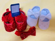 Zapatos de piel sintética para bebé recién nacido, primeros pasos, Princesa, lazo en forma de corazón
