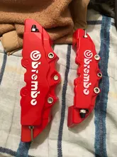 Uds 3D pinza de freno de disco Universal de estilo de disco delantero y trasero Kit de 17 pulgadas 2 piezas medio y 2 piezas pequeñas