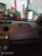 Alfombrilla antideslizante con logotipo de coche para teléfono, alfombrilla antideslizante para Mitsubishi asx lancer outlander pajero