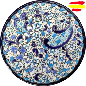 Ceramic plate 17cm./6.7 inch - ceramics glazed up handmade - Made in Spain - Spanish Crafts - Sevilla - MIJASCERAMIC -
Ceramic plate 17cm./6.7 inch - ceramics glazed up handmade - Made in Spain - Spanish Crafts - Sevilla - MIJASCERAMIC -