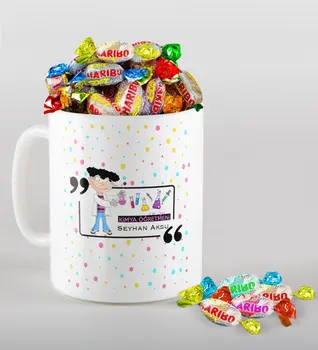 Personalized Chemistry Teacher Mug and Haribo Candy Gift Seti-2
Personalized Chemistry Teacher Mug and Haribo Candy Gift Seti-2