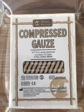 Tejido desechable de algodón, vendaje de compresión de Color, gasa comprimida