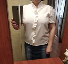 Blusa de talla grande 5XL para mujer, ropa de calle elegante, Tops y blusas para mujer, camisetas blancas de manga larga/corta