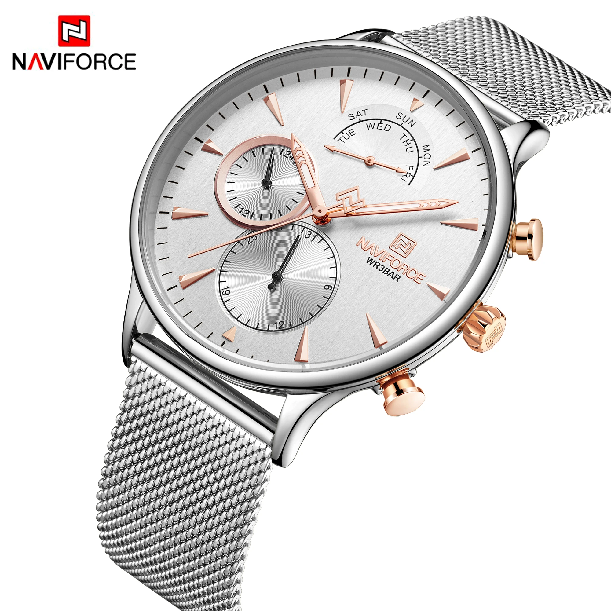 NAVIFORCE Men Fashion Creative Watch Quartz Sport Clock Watches Top Brand Luxury Casual Waterproof Wristwatch Relogio Masculino
NAVIFORCE Men Fashion Creative Watch Quartz Sport Clock Watches Top Brand Luxury Casual Waterproof Wristwatch Relogio Masculino