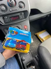 4 unids/pack de dibujos animados Mini Bus TAYO Taxi juguetes educativos para niños pequeño autobús Anime coreano modelo autobuses para niños regalos de navidad