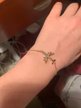Nueva llegada cobre CZ aviones pulsera de cadena para las mujeres ajustable encanto volar avión joyería del brazalete de la mejor fiesta boda, viaje regalo