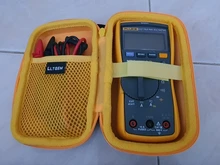LTGEM-estuche rígido EVA impermeable para electricistas Fluke 117, multímetro de valores eficaces verdaderos