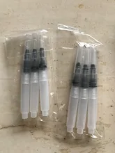 Rotuladores de arte para acuarela, juego de pincel suave conjunto dibujo y caligrafía redondo con depósito de agua, regalo para principiantes, 3 uds., S/M/L