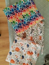 1 bolsa de cubo colgante grande para pañales de tela, insertos de pañal, lavandería con dos cremalleras reutilizables