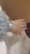 Reloj de pulsera de cuarzo con diamantes de imitación para mujer, pulsera de lujo con trébol de cuatro hojas, a la moda, regalos, 1 Uds.