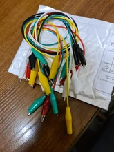 Alligator-Clip Battery Power-Cord Electric-Clamp DIY Small 10pcs Color Sheath 50cm Test-Clamp.28mm35mm45mm