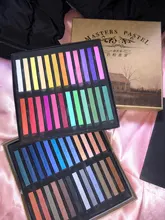 Juego de Pastel cuadrado, 12/24/36/48 colores Pastel suave y seco, tiza de artista, palos Pastel no tóxicos para suministros de pintura de dibujo artístico