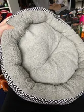 Cama para mascotas, accesorios para mascotas, franela gruesa y cálida, transpirable, circular, para perros pequeños, medianos y grandes