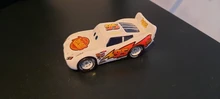 Disney Pixar-Coche de juguete de Metal fundido a presión para niños, juguete de coche de juguete de Cars 3 38 estilo Lightning Mc Queen Blue Jackson Storm1:55
