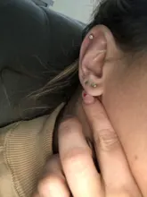 ROXI 3 unids/set cristales broche geométrico pendientes para las mujeres pequeña estrella ronda Piercings pendiente de la joyería de la plata esterlina 925 Oorbellen