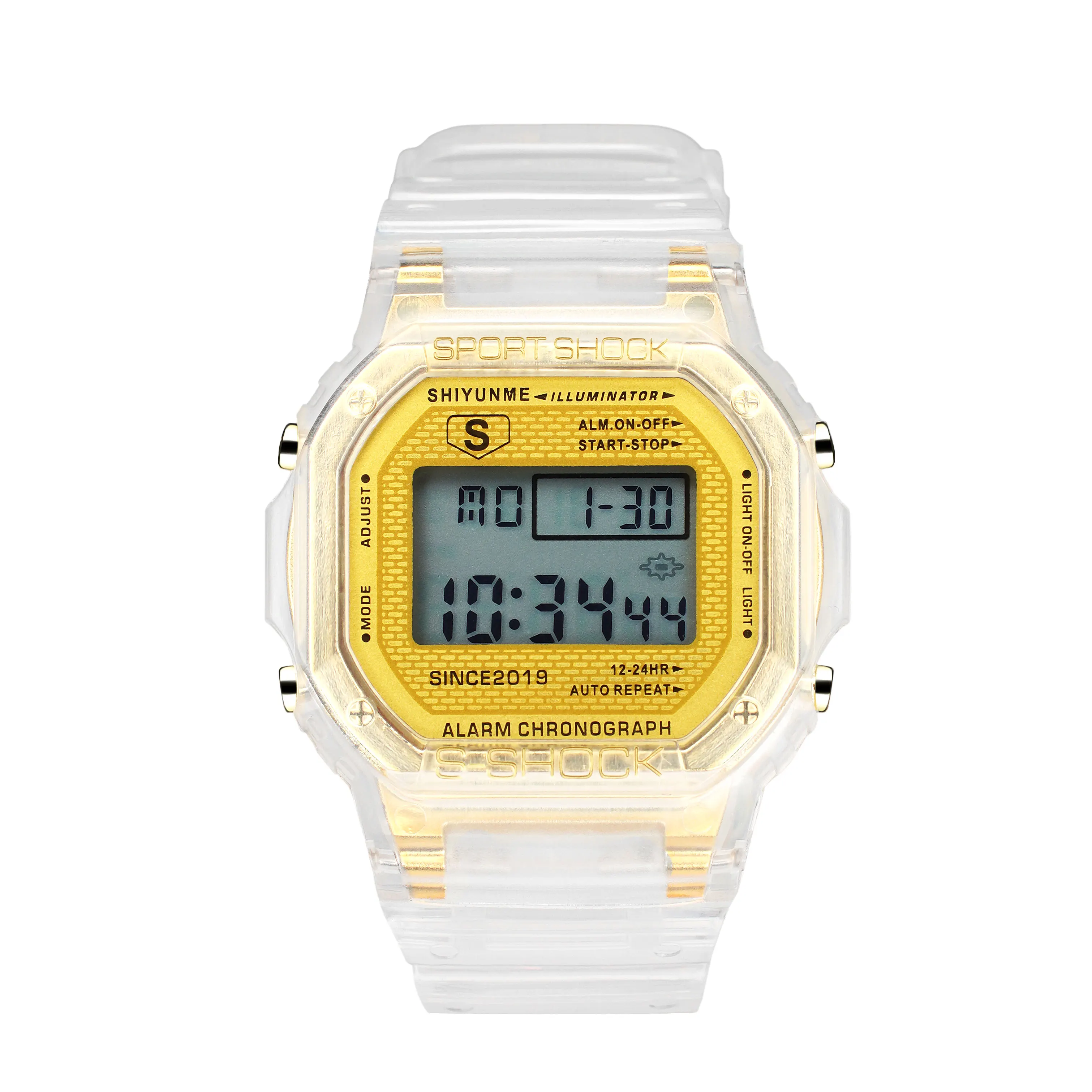 SHIYUNME LED Digital Display Sports Couple Electronic Watch Weekly Calendar Multi-Function Watches For Men Women
SHIYUNME LED Digital Display Sports Couple Electronic Watch Weekly Calendar Multi-Function Watches For Men Women
