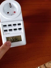 Switch-Socket Programmable Digital Timer Electronic Outlet Fr-Plug Cyclic 24-Hour EU