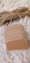 Etiquetas de papel Kraft con agujero para decoración de boda o fiesta, etiquetas de regalo y embalaje colgantes personalizadas, color marrón, 100 Uds.