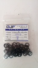 Lote de 50 unidades de anillos de goma NBR, anillo de sellado CS de 1,5mm, OD4/4,5/5/5.5/6/6, 5/7/7, 5/8/8, 5/9/9, 5/10/10, junta de sellado, arandela de anillo redondo de 5mm