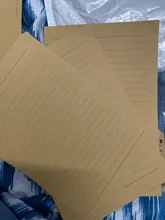 Papel Kraft clásico para escritura de letras, papelería creativa romántica, papel de embalaje de pintura, A4/B5/A5, 50 hojas