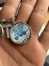 Llavero bonito de Camper Wagon, llavero de Camping I Love, Signpost de remolque, regalo de recuerdo de viaje de vacaciones, nuevo