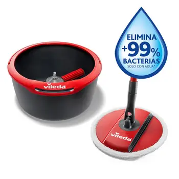 Vileda Spin & Clean Spin mop game bucket and mop effortlessly cleaning daily easy use
Vileda Spin & Clean Spin mop game bucket and mop effortlessly cleaning daily easy use
