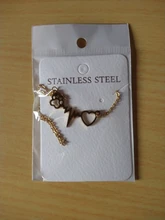 DOTIFI-collar de acero inoxidable para mujer, colgante de corazón de amor, joyería de compromiso, Color dorado y plateado