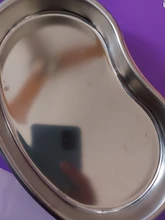 Bandeja de desinfección para instrumentos dentales, bandeja de acero inoxidable para instrumentos médicos, para tatuaje de cejas y labios, accesorio de esterilización