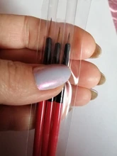 5/7/11mm clavo línea de arte pintura dibujo Flowder detallando delgada de Sripe red Pen manicura bricolaje herramientas 3 unids/set