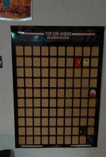 Póster de Anime para decoración del hogar, lista de cubo de Anime Premium y artisticos, gran regalo para los fanáticos del Anime, 100