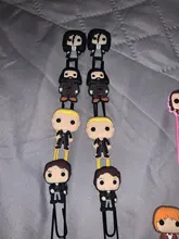 25 uds caliente icono de marcadores de libro de papel Clips de papelería para maestro de los estudiantes de la Escuela de suministros de oficina punto de libro regalo de los niños