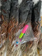 Alibaby-extensiones de pelo sintético para mujer, de 18 pulgadas pelo sintético, pelo de ganchillo suave, trenzado degradado, 18 hebras/p, hecho a mano