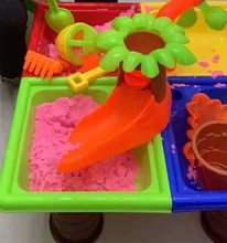 Caja de arena y agua creativa para bebés, juguetes de noria para la playa al aire libre, juego familiar, verano, 2021