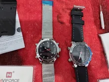 NAVIFORCE-relojes deportivos de lujo para hombre, pulsera de cuarzo con cronógrafo Digital, alarma, resistente al agua, militar, Masculino