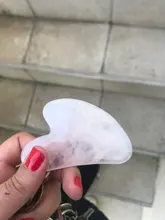 Rosa Natural Jade rodillo de la cara de masaje Gua Sha Placa de piedra de cristal de Jade masajeador de cuerpo Facial ojo rascar acupuntura Estiramiento Facial